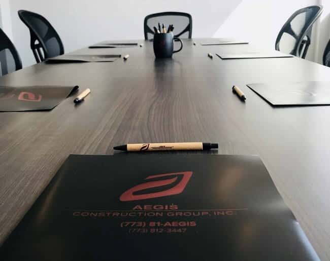 photo of a boardroom table
