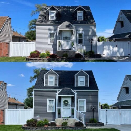 home before and after image