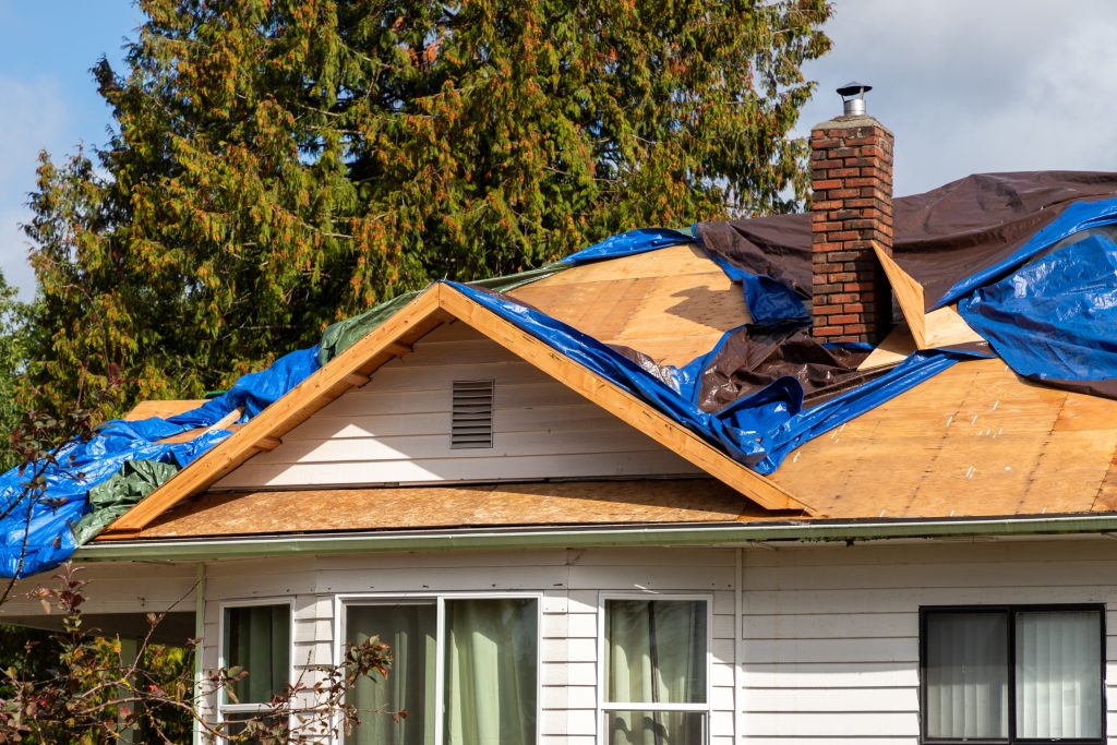 Roof Tarping After Hail Damage in Addison, IL- Aegis