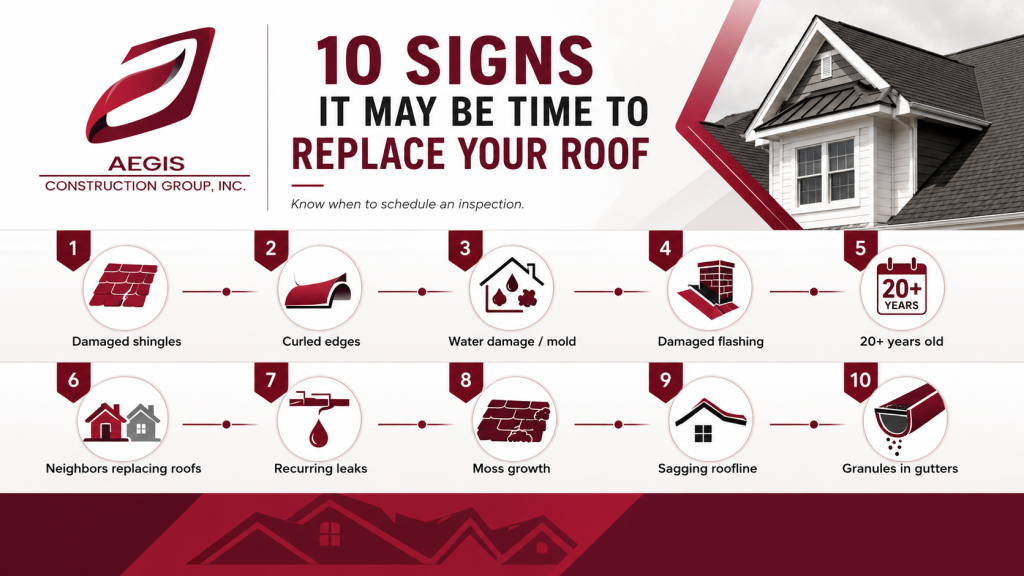 Signs You Need a Roof Replacement in Illinois - Aegis Construction Group