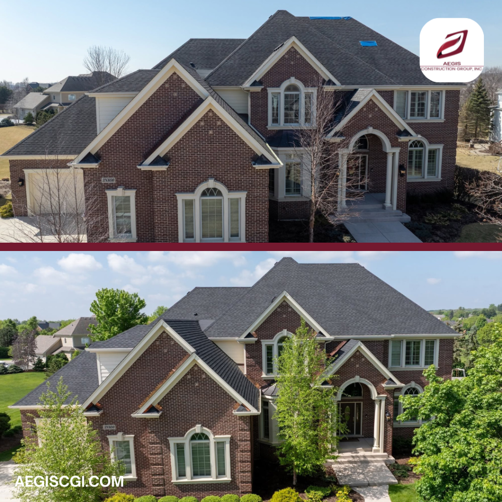 Exterior Storm Damage Restoration in Elmhurst, IL - Aegis Construction Group