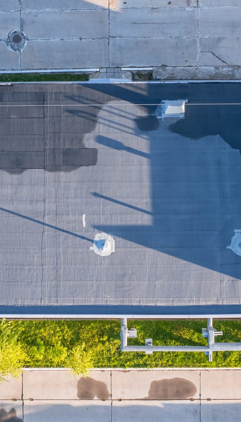 Commercial Flat Roofing Repairs in Illinois - Aegis Construction
